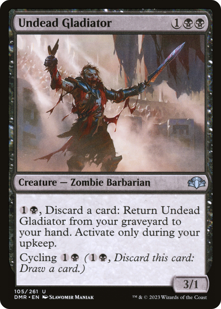 Undead Gladiator (DMR-105) [Dominaria Remastered]