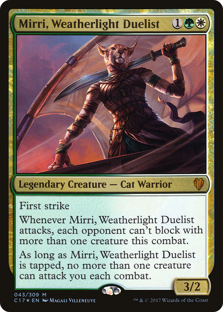 Mirri, Weatherlight Duelist (C17-043) [Commander 2017] Foil