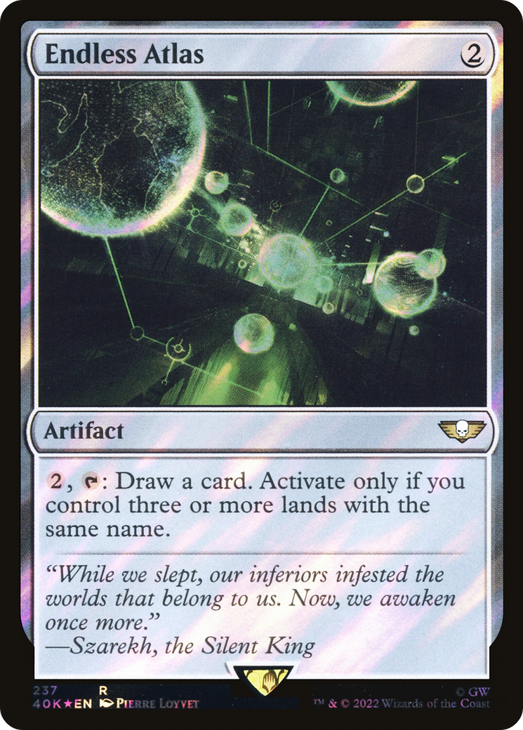 Endless Atlas (Surge Foil) (40K-237) [Warhammer 40,000 Commander] Foil