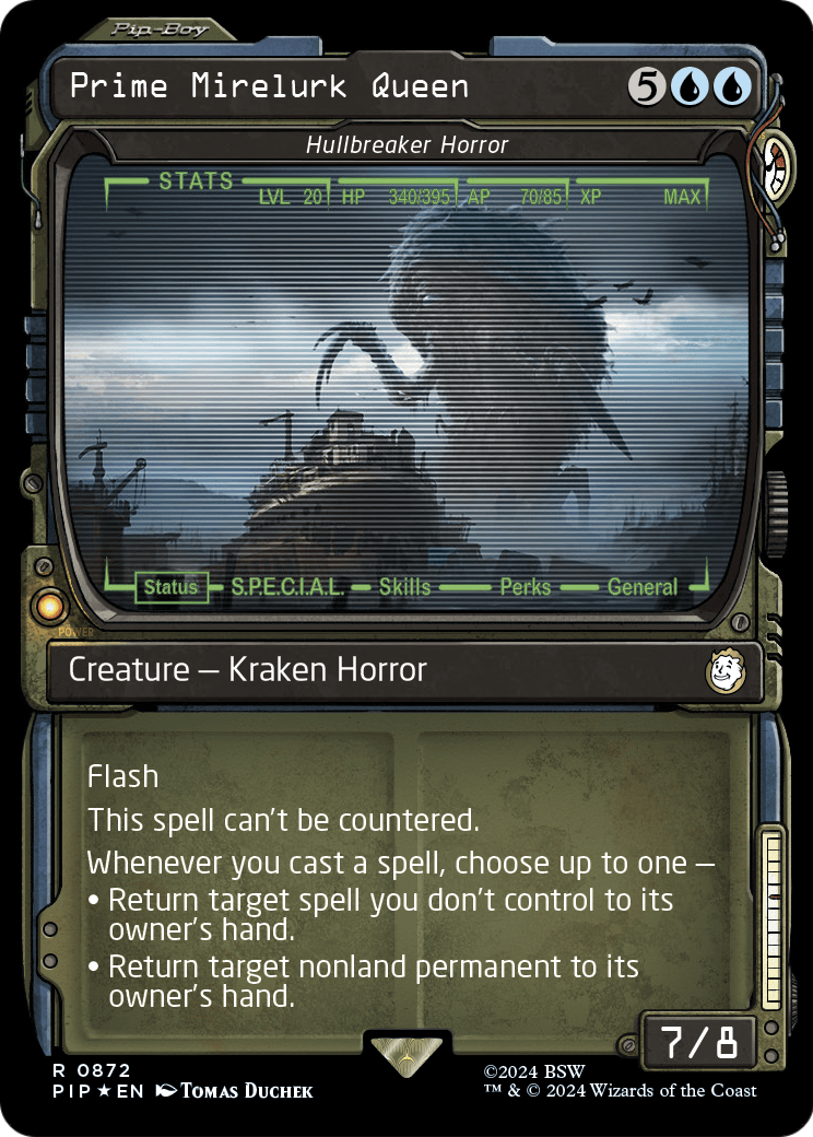 Prime Mirelurk Queen - Hullbreaker Horror (Showcase) (Surge Foil) (PIP-872) [Fallout] Foil