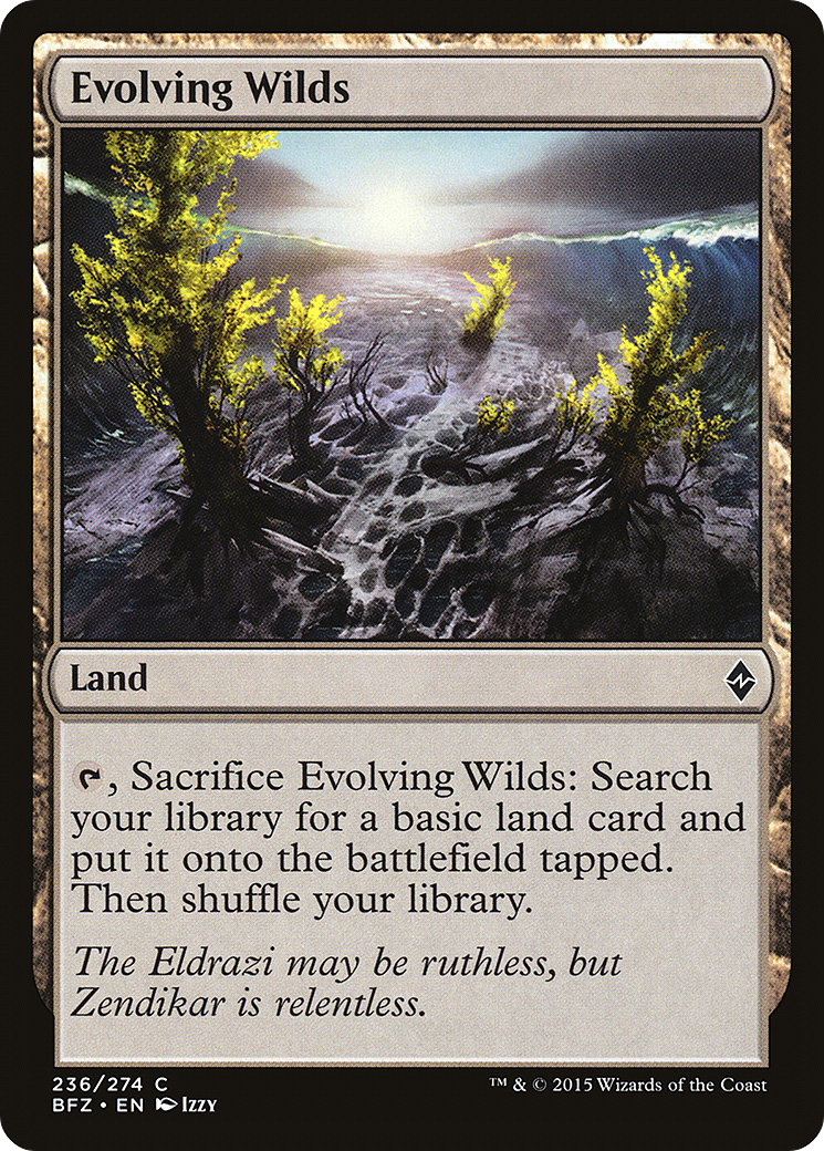 Evolving Wilds (BFZ-236) [Battle for Zendikar] Foil