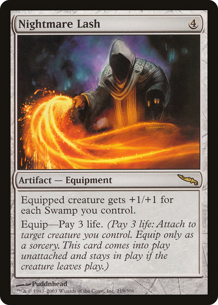 Nightmare Lash (MRD-219) [Mirrodin] Foil