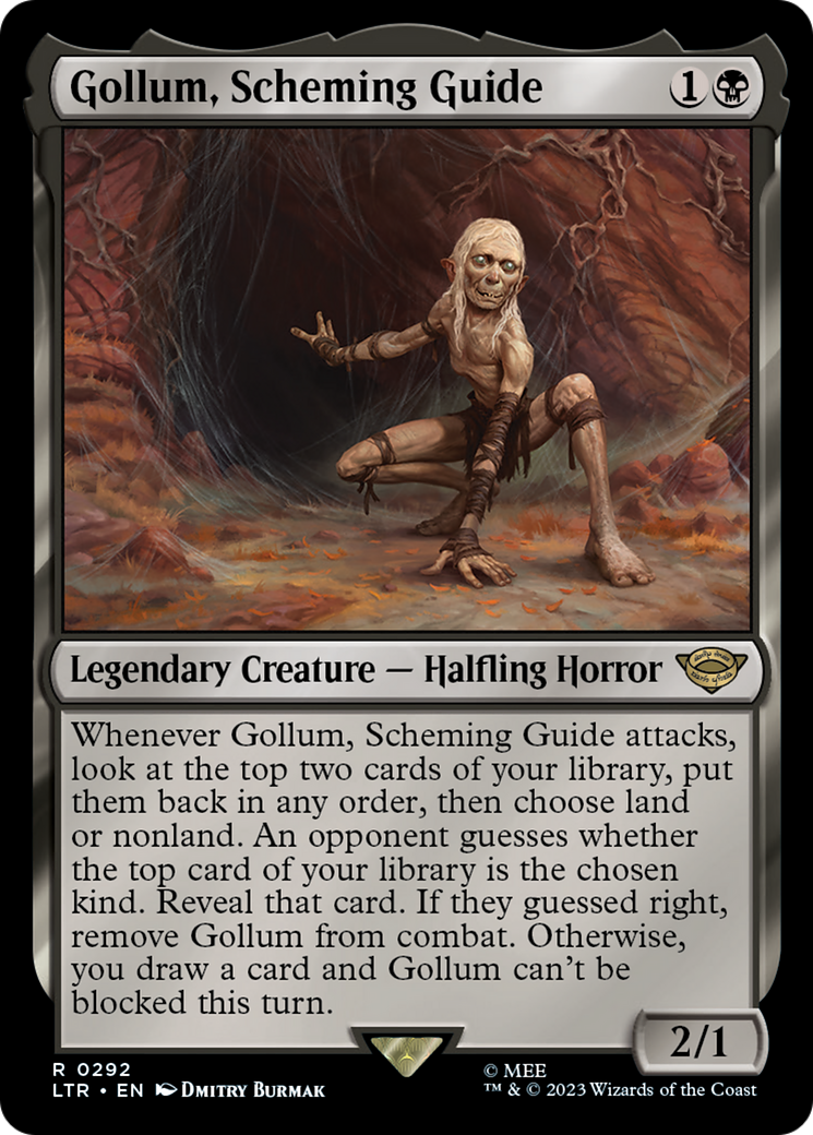 Gollum, Scheming Guide (LTR-292) [The Lord of the Rings: Tales of Middle-earth] Foil