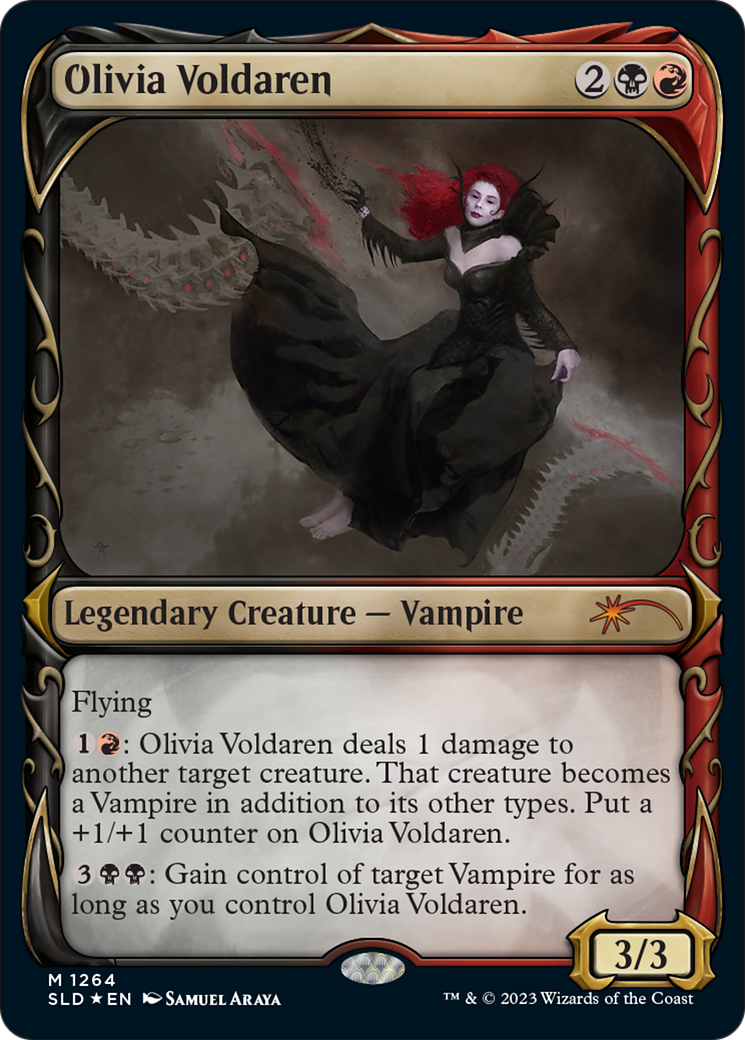 Olivia Voldaren (SLD-1264) [Secret Lair Drop]: (Showcase) Foil