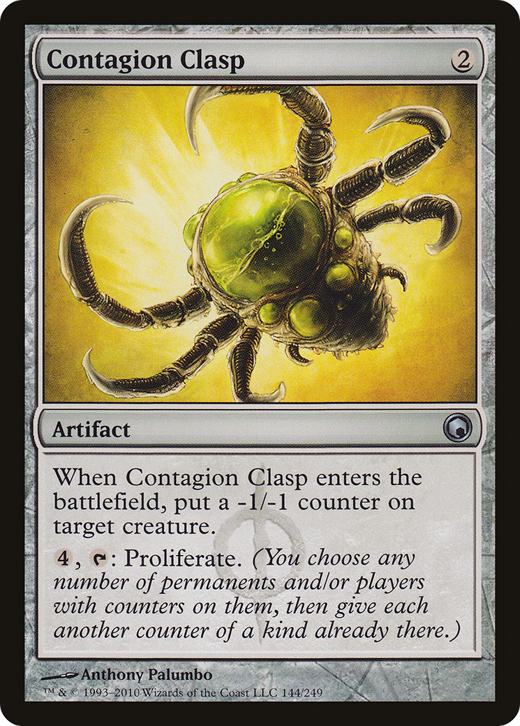 Contagion Clasp (SOM-144) [Scars of Mirrodin] Foil