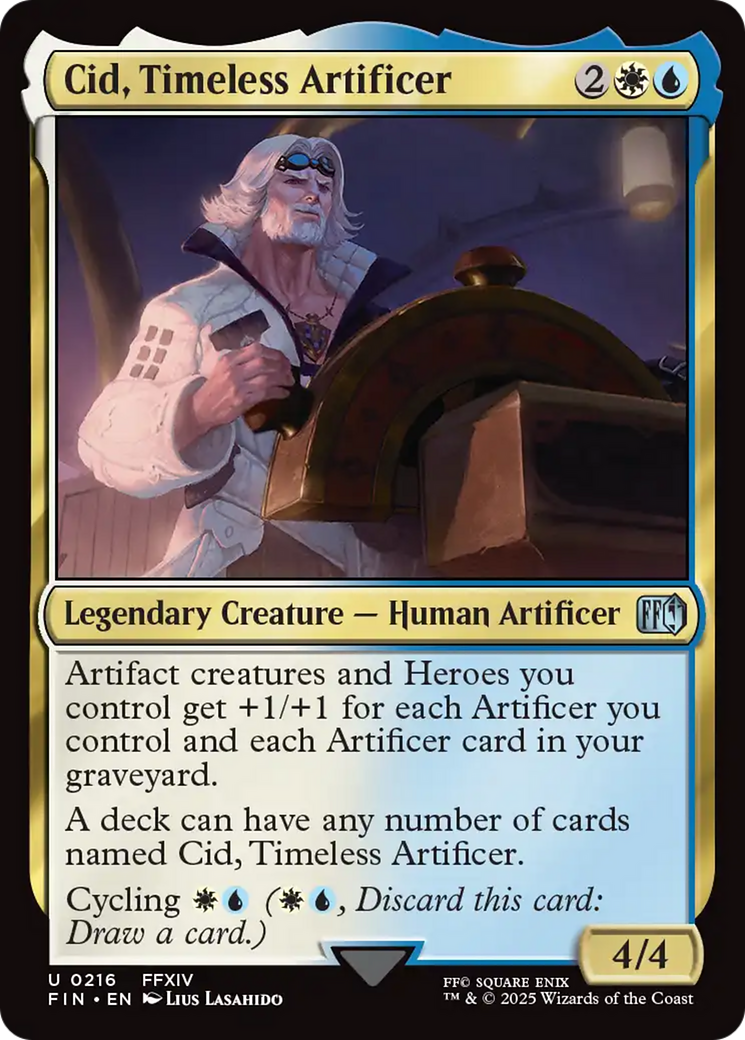 Cid, Timeless Artificer (0216) (FIN-216) [FINAL FANTASY]