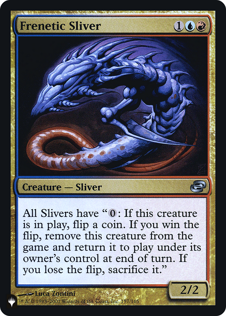 Frenetic Sliver (LIST-PLC-157) [The List]