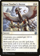 Great Teacher's Decree (IMA-021) [Iconic Masters]