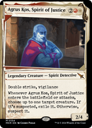 Agrus Kos, Spirit of Justice (MKM-354) [Murders at Karlov Manor]: (Showcase) Foil