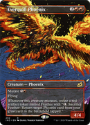 Everquill Phoenix (IKO-292) [Ikoria: Lair of Behemoths]: (Showcase) (Borderless) Foil
