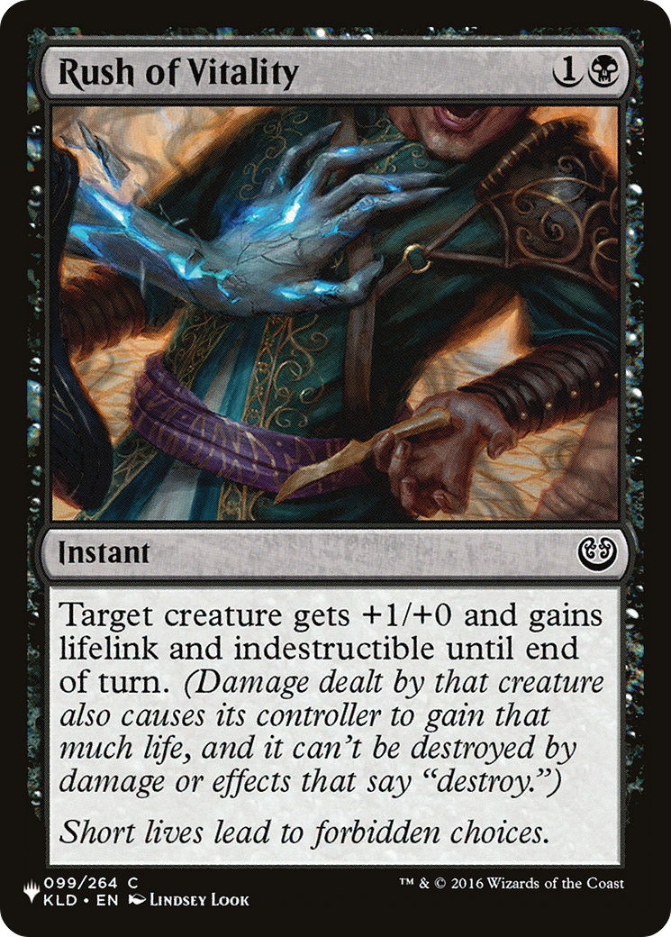 Rush of Vitality (LIST-KLD-99) [The List]