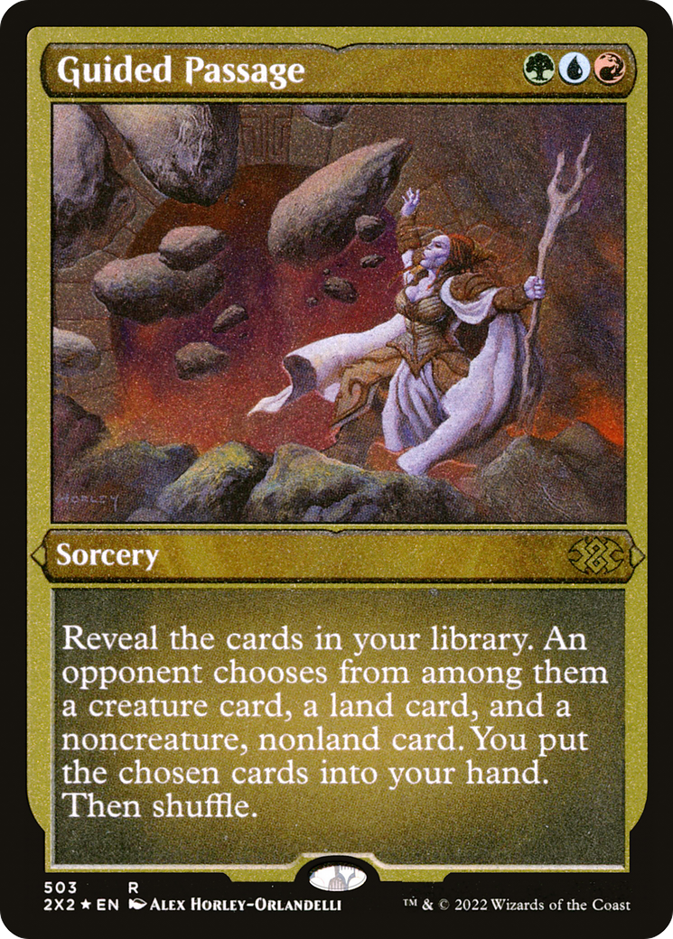 Guided Passage (2X2-503) [Double Masters 2022] Etched Foil