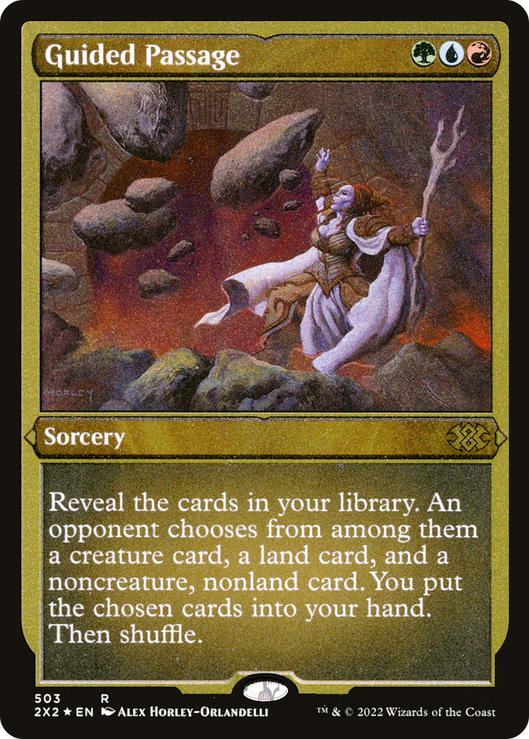 Guided Passage (Foil Etched) (2X2-503) [Double Masters 2022] Foil