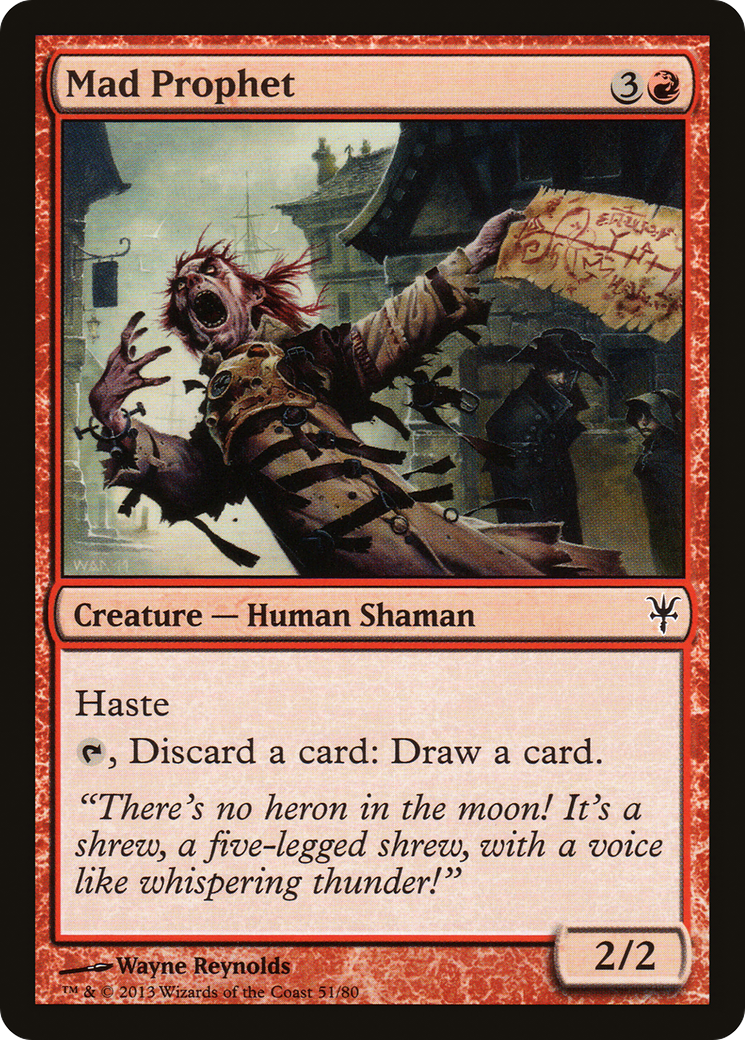 Mad Prophet (DDK-051) [Duel Decks: Sorin vs. Tibalt]