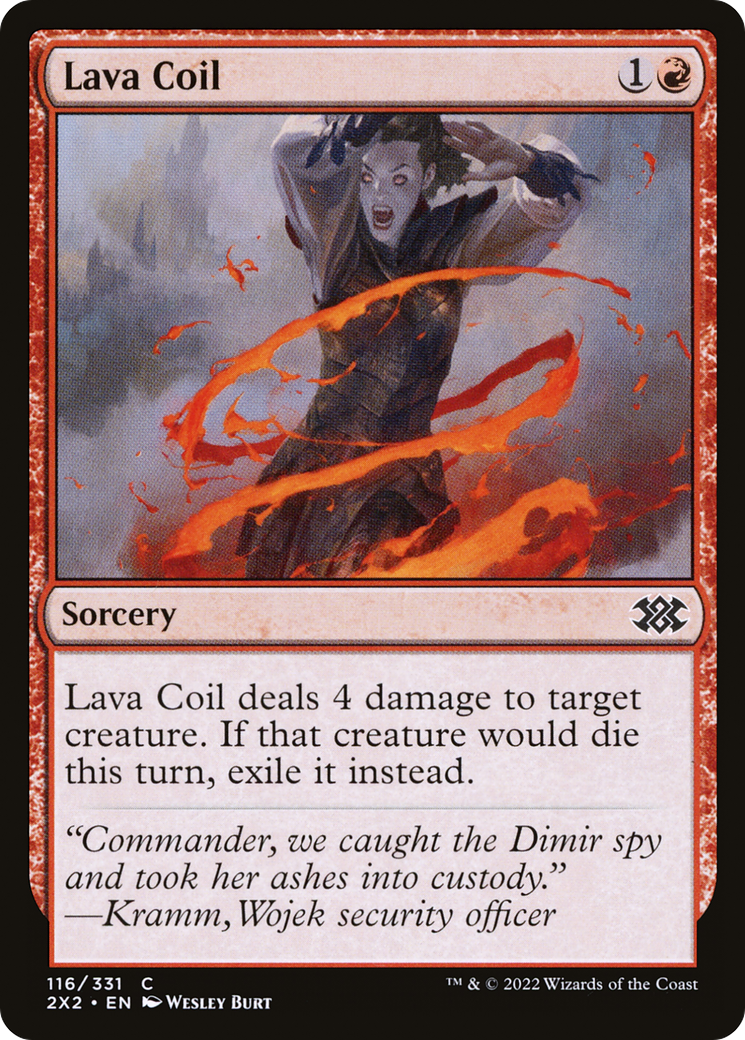 Lava Coil (2X2-116) [Double Masters 2022]