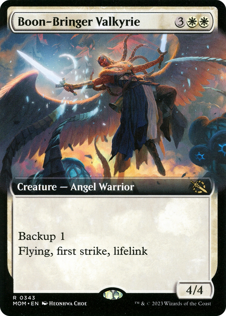 Boon-Bringer Valkyrie (MOM-343) [March of the Machine]: (Extended Art)