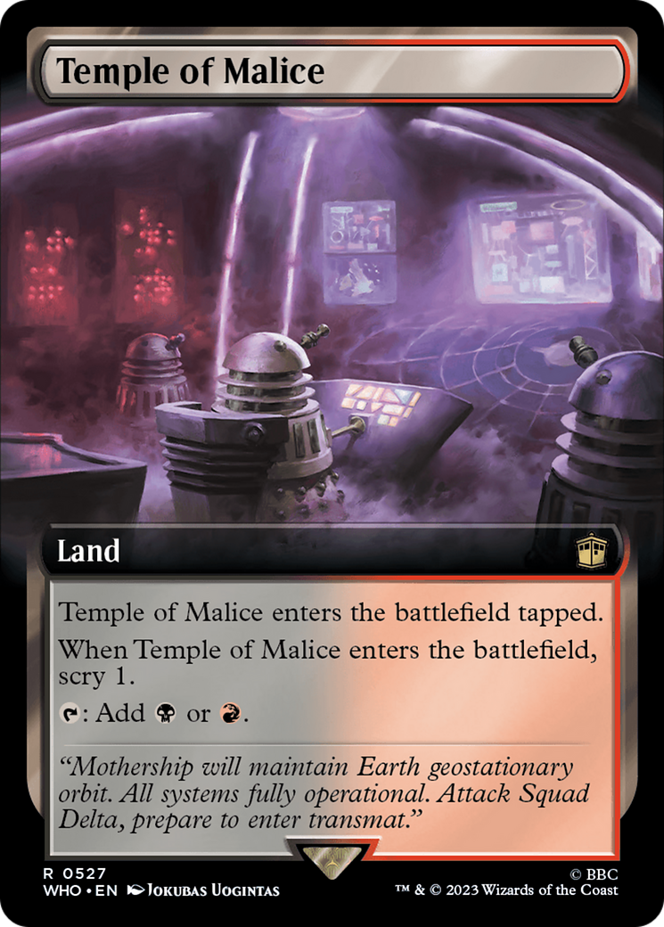 Temple of Malice (WHO-527) [Doctor Who]: (Extended Art)