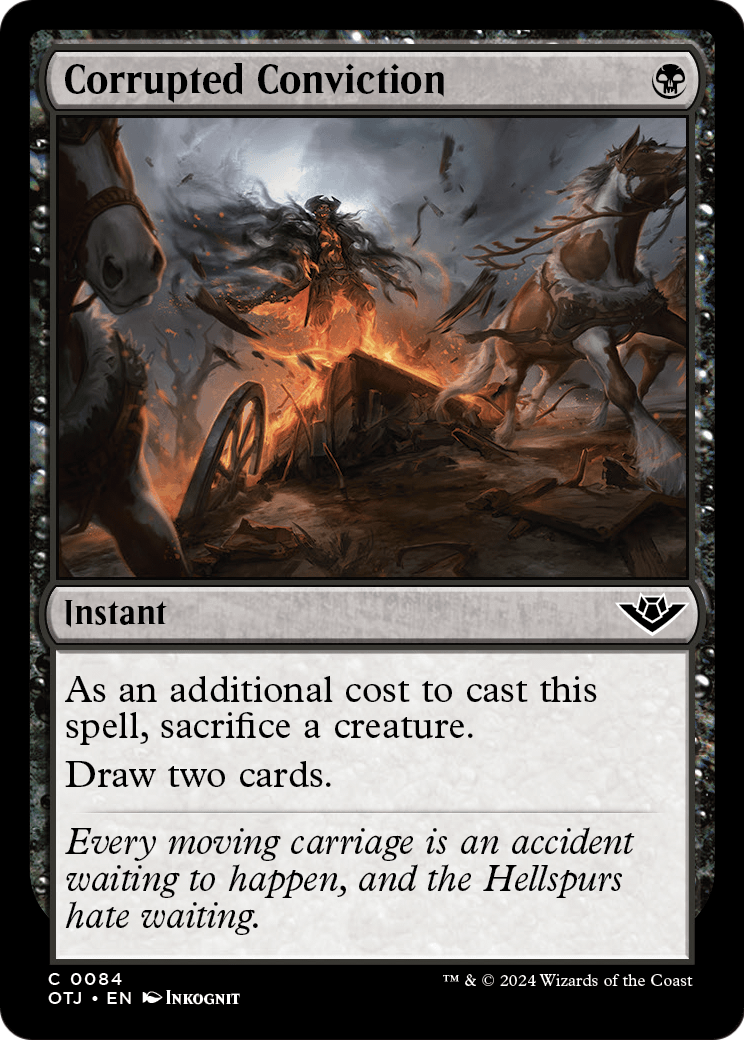 Corrupted Conviction (OTJ-084) [Outlaws of Thunder Junction] Foil