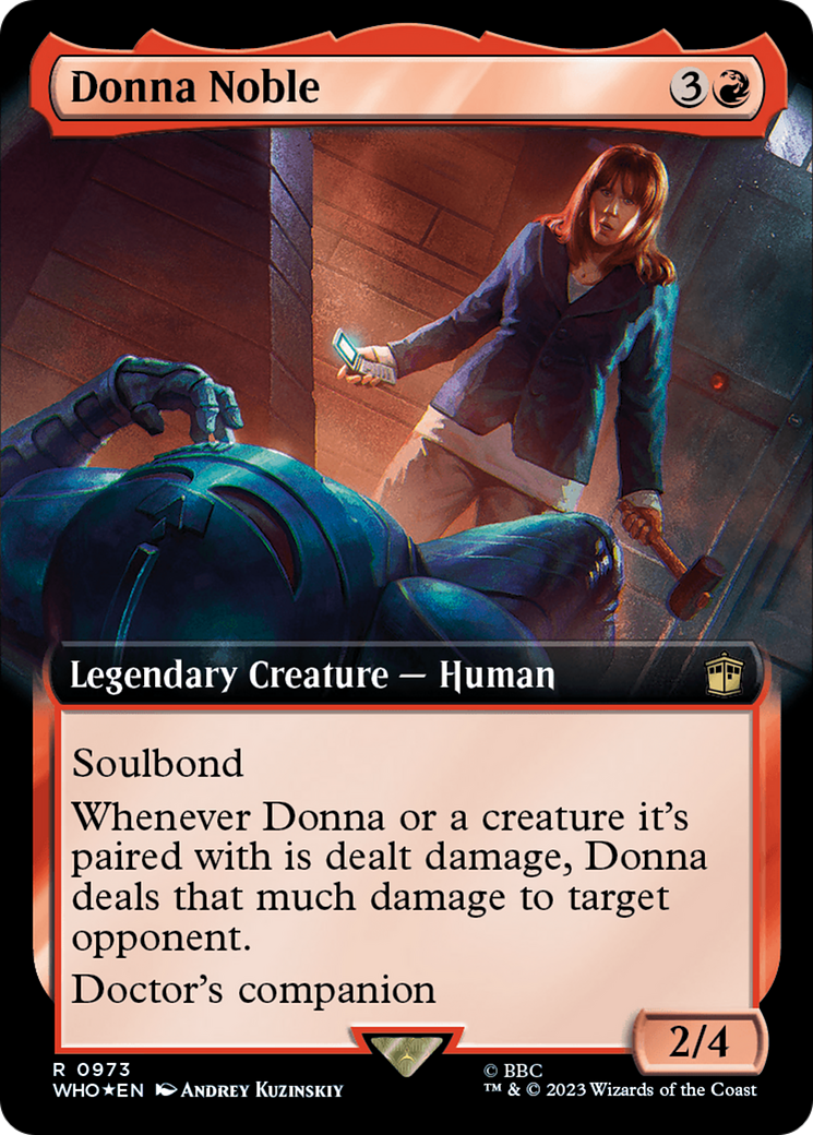 Donna Noble (WHO-973) [Doctor Who]: (Extended Art) Foil