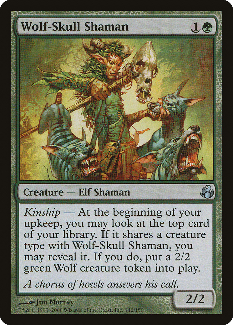Wolf-Skull Shaman (MOR-140) [Morningtide]