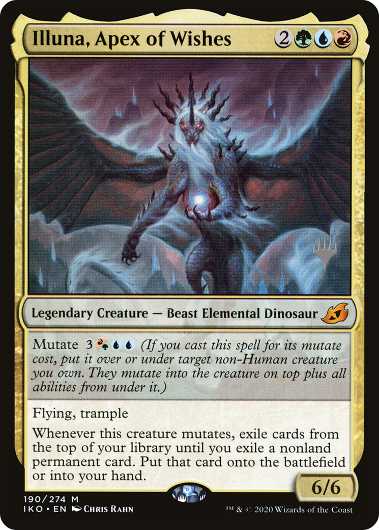 Illuna, Apex of Wishes (PPIKO-190P) [Promo Pack: Ikoria: Lair of Behemoths Promos]
