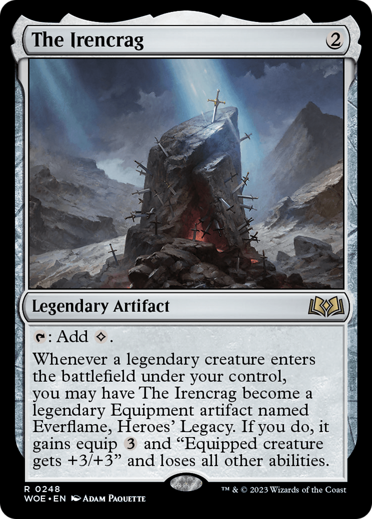 The Irencrag (WOE-248) [Wilds of Eldraine] Foil