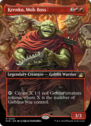 Krenko, Mob Boss (RVR-430) [Ravnica Remastered] (Borderless) Foil