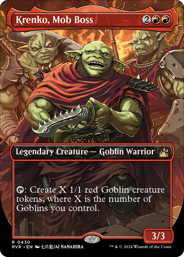 Krenko, Mob Boss (RVR-430) [Ravnica Remastered] (Borderless)