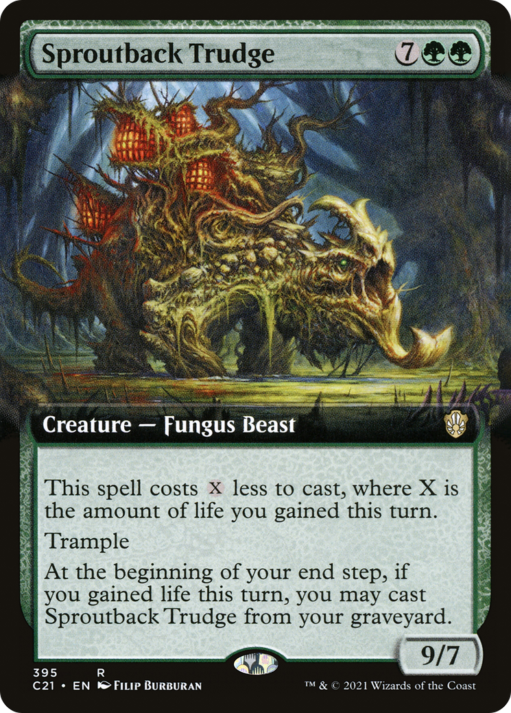 Sproutback Trudge (Extended Art) (C21-395) [Commander 2021]