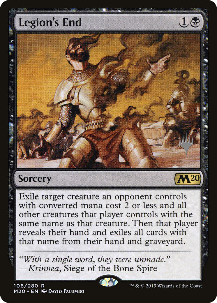 Legion's End (PPM20-106P) [Promo Pack: Core Set 2020 Promos]