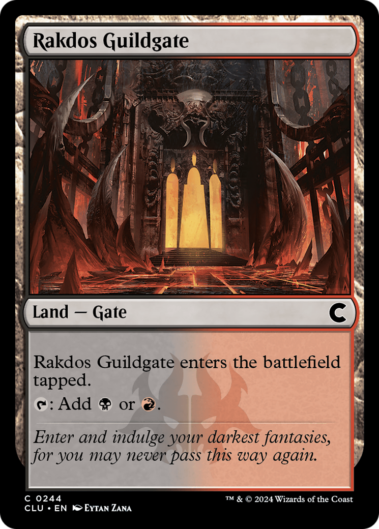 Rakdos Guildgate (CLU-244) [Ravnica: Clue Edition]