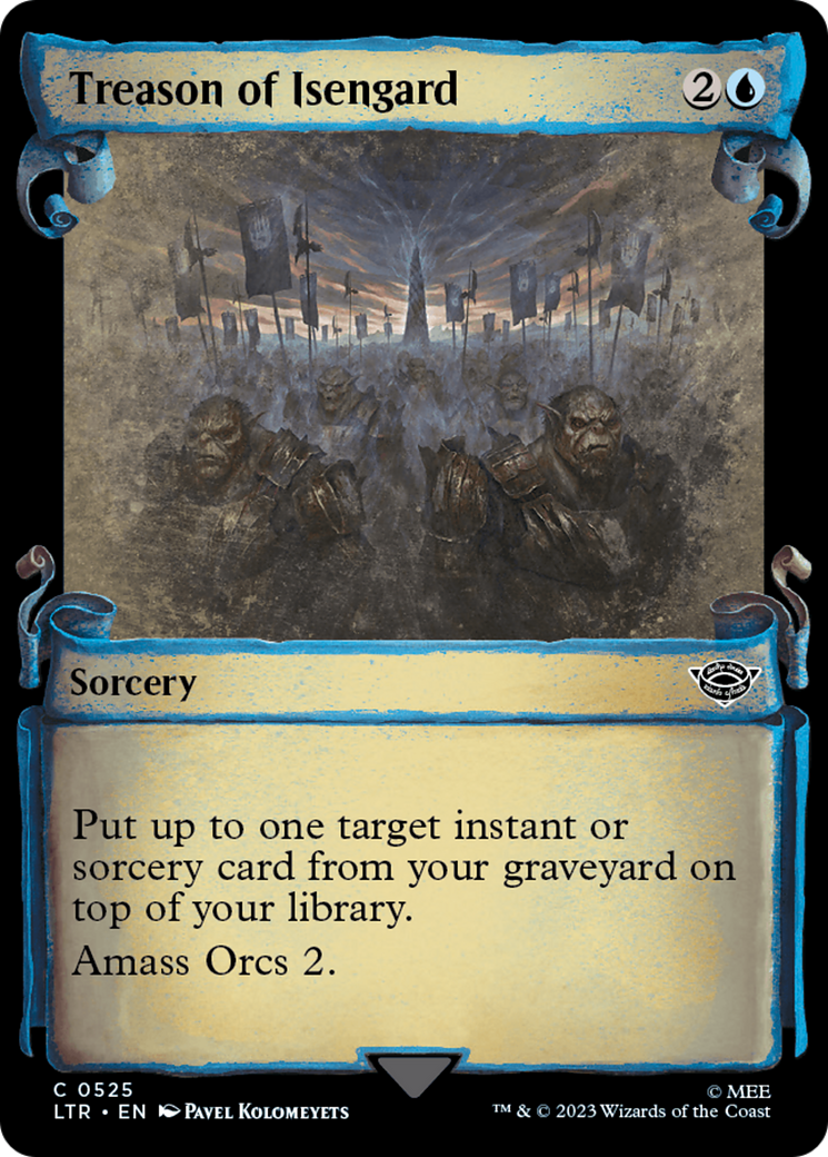 Treason of Isengard (LTR-525) [The Lord of the Rings: Tales of Middle-earth]: (Showcase) Foil