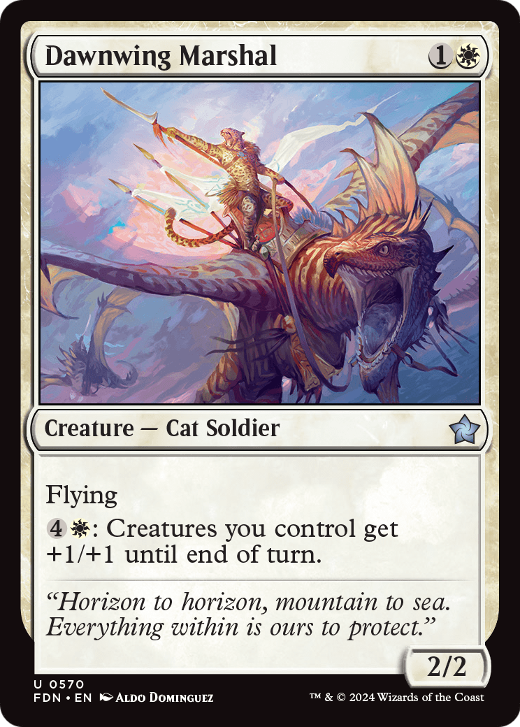 Dawnwing Marshal (FDN-570) [Foundations]