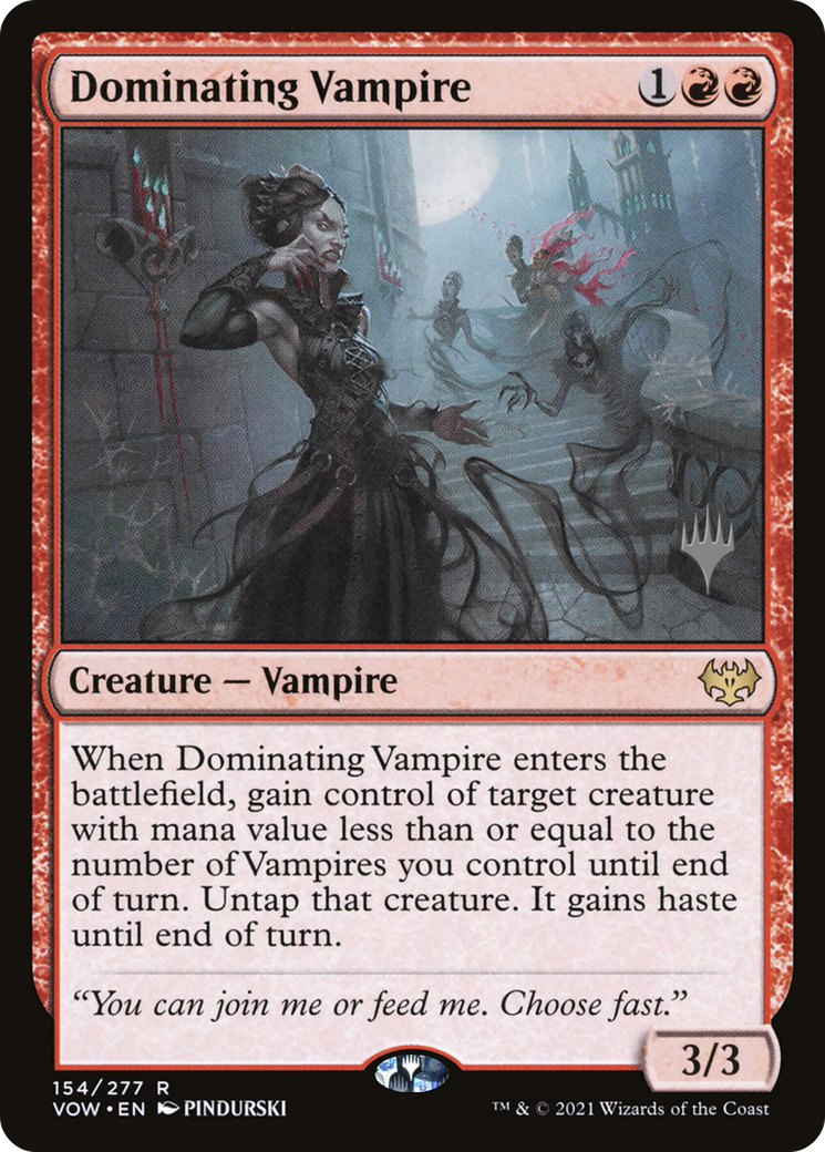 Dominating Vampire [Promo Pack: Innistrad: Crimson Vow Promos]