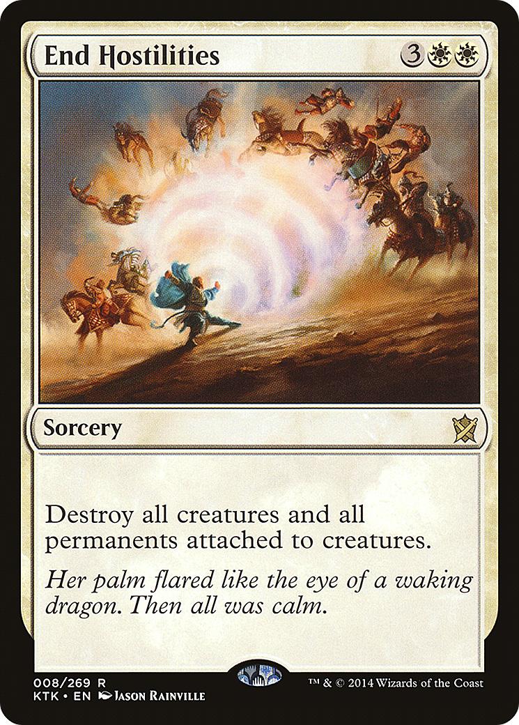 End Hostilities (KTK-008) [Khans of Tarkir] Foil