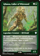 Gilanra, Caller of Wirewood (CMR-578) [Commander Legends] Etched Foil