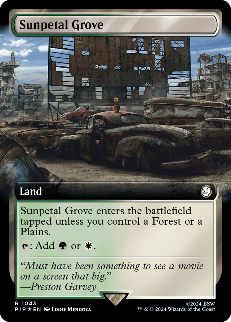 Sunpetal Grove (PIP-1043) [Fallout]: (Extended Art) Foil