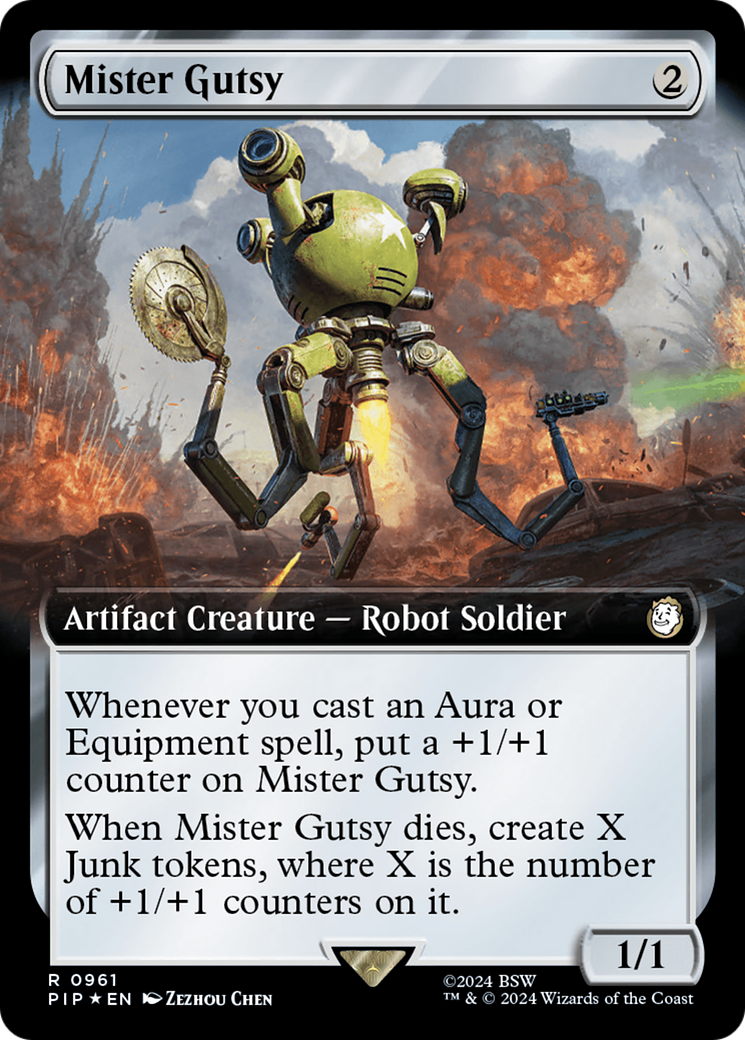 Mister Gutsy (PIP-961) [Fallout]: (Extended Art) Foil