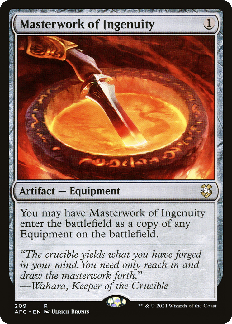 Masterwork of Ingenuity (AFC-209) [Forgotten Realms Commander]