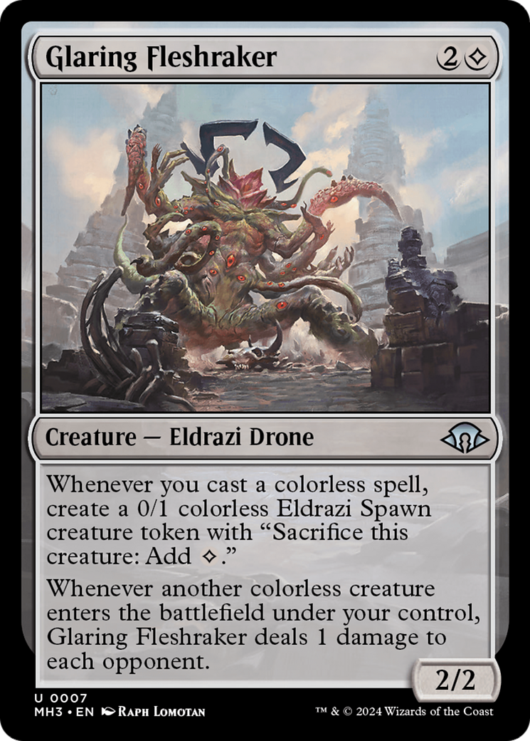 Glaring Fleshraker (MH3-007) [Modern Horizons 3]