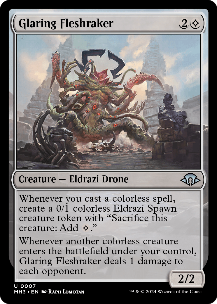 Glaring Fleshraker (MH3-007) [Modern Horizons 3]