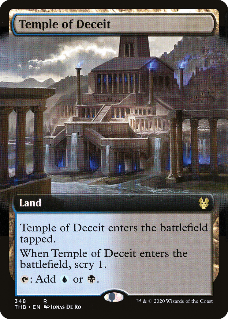 Temple of Deceit (Extended Art) (THB-348) [Theros Beyond Death]