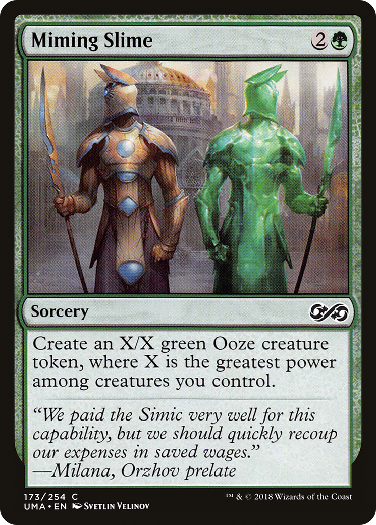 Miming Slime (UMA-173) [Ultimate Masters] Foil