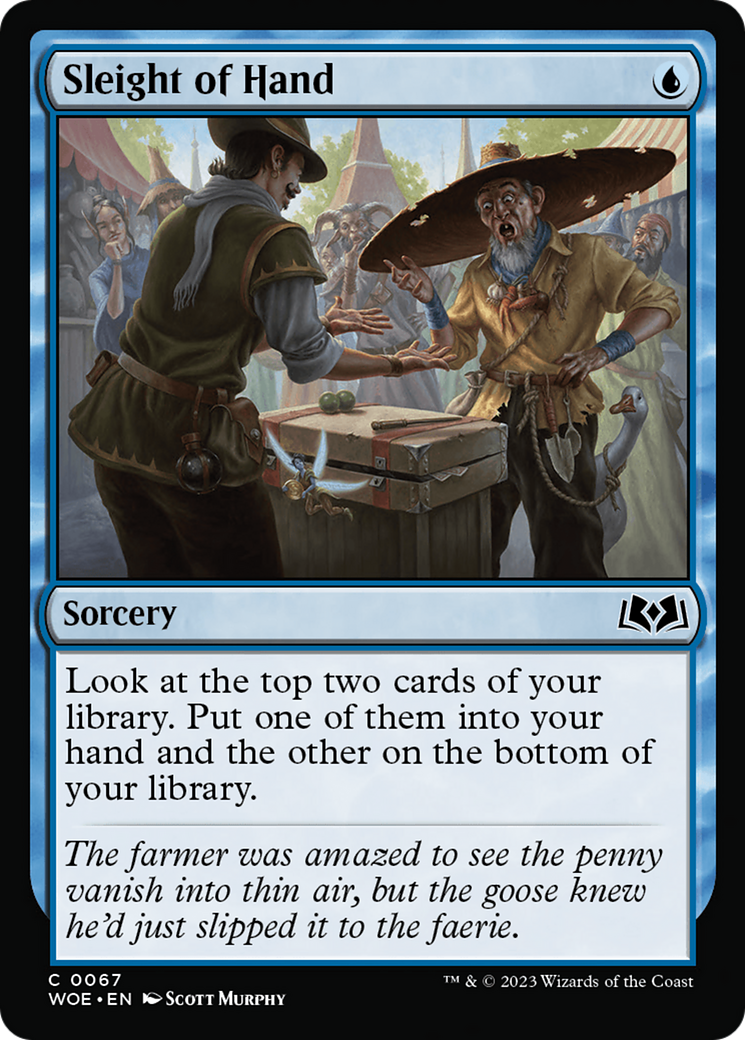 Sleight of Hand (WOE-067) [Wilds of Eldraine]