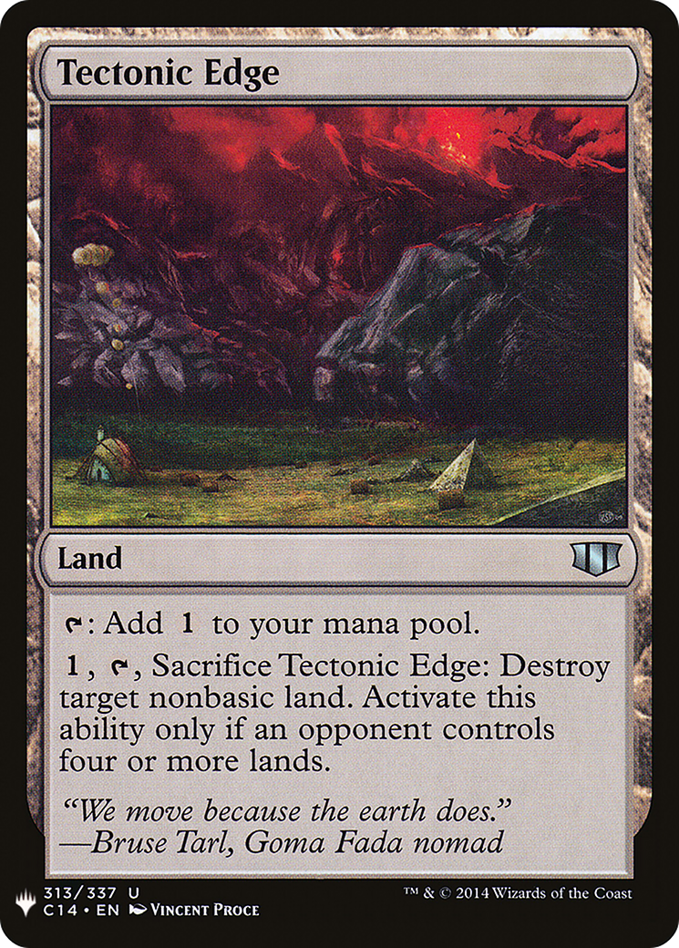 Tectonic Edge (LIST-C14-313) [The List]