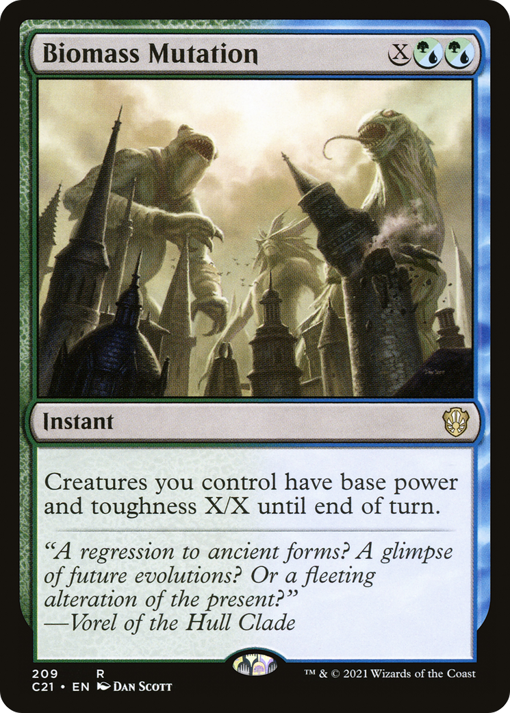 Biomass Mutation (C21-209) [Commander 2021]