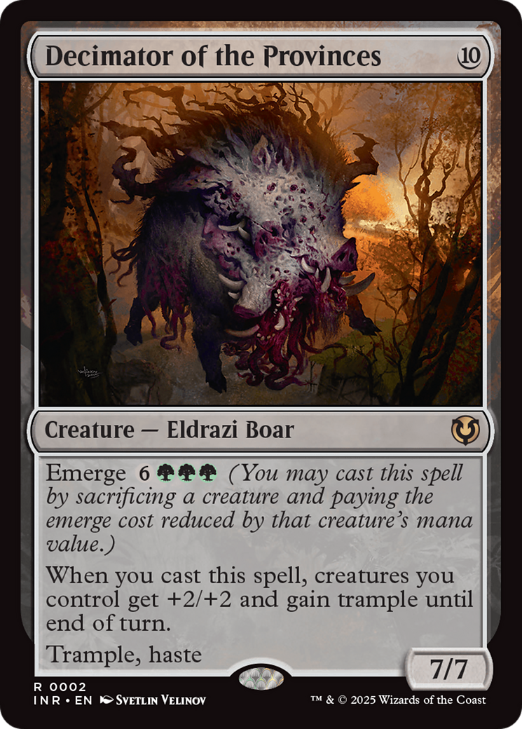 Decimator of the Provinces (INR-002) [Innistrad Remastered] Foil