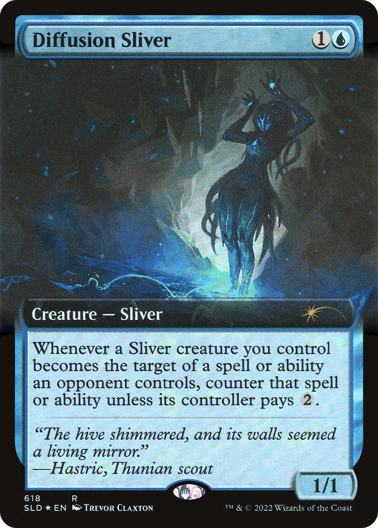 Diffusion Sliver (Extended Art) (SLD-618) [Secret Lair Drop] Foil