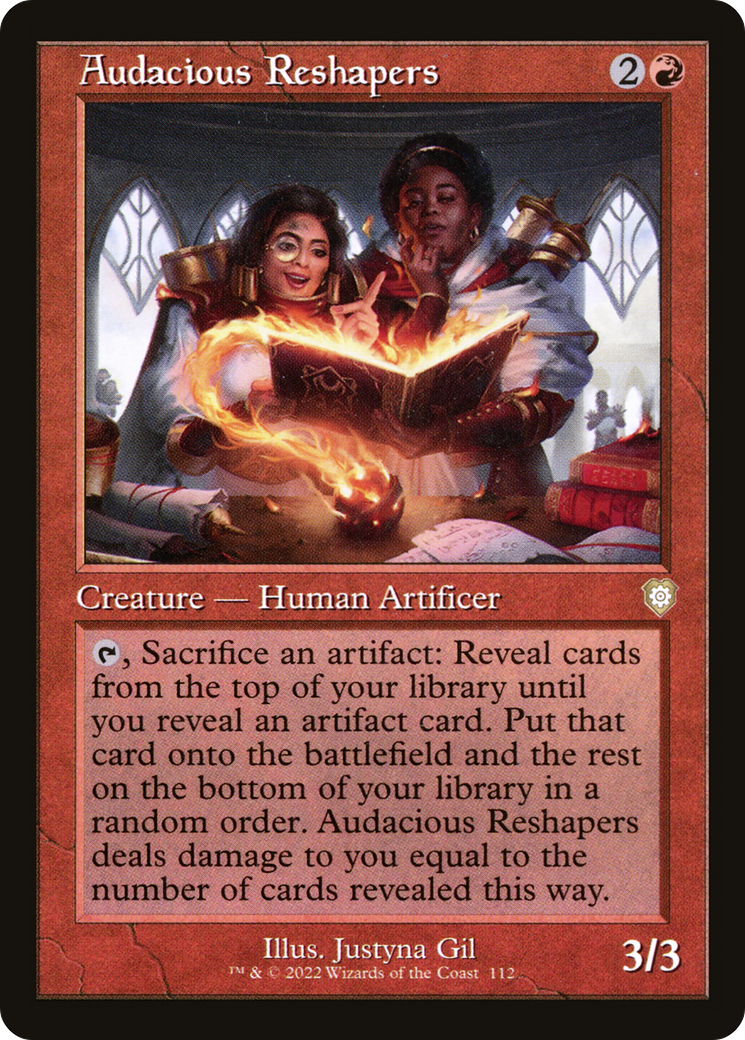 Audacious Reshapers (Retro Frame) (BRC-112) [The Brothers' War Commander]