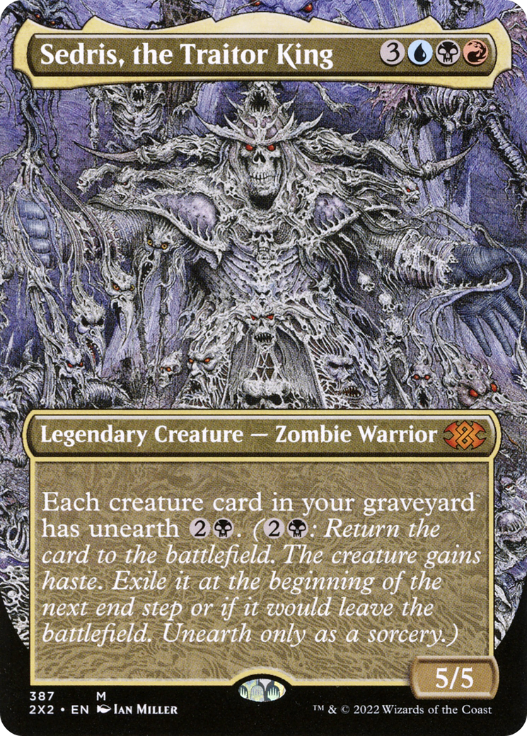 Sedris, the Traitor King (Borderless) (2X2-387) [Double Masters 2022]